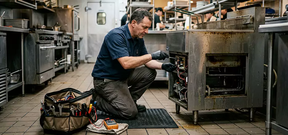 Industrial Fryer Thermostat Repair in Greenwich