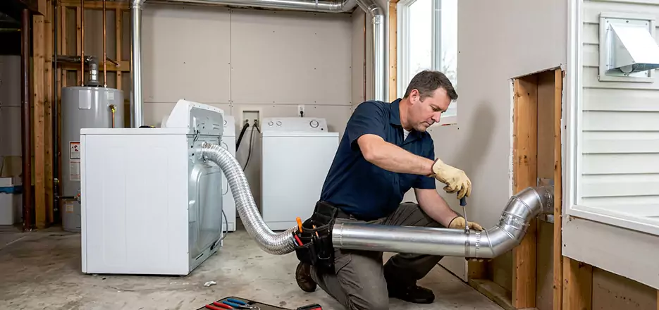 Recessed Dryer Vent Installation Greenwich